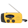 Miniatyrbild 7 av 8: Handvev Solar Radio Multifunktionell Emergency Radio LED Radio med ficklampa för Outdoor CampingOrange Europe