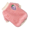 Miniatyrbild 4 av 8: Plysch för valp Kläder Varma Bekväm Hudvänlig Elastisk Rund Hals 2 Ben Hund Plysch Kläder för Husdjursmaterial Rosa Grape M