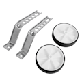 Miniatyrbilde 6 av 8: 2 stk justerbare treningshjul stabilisator for barn 12-20\" sykkelbalanse (hvit)