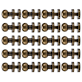 Miniatyrbilde 5 av 8: 20 sett messingnagler bronse slitesterk bagasje maskinvare tilbehør for vesker sko klær 7x6mm