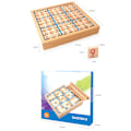 Pikkukuva 4 / 7: Sudoku-lautapeli puusta laatikossa Math Brain Teaser Työpöytälelut Sudoku-pulmakirjan kanssa