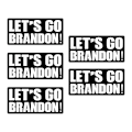 Miniatyrbilde 1 av 8: Let's Go Brandon Klistremerker Bil Bumper Klistremerke Dekal Morsom for Skateboard Laptop Hjelm