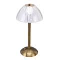 Miniatyrbillede 3 af 8: Industriel LED-bordlampe USB-opladelig rustik skrivebordslampe Trinløs dæmpbar natlampe ved sengen til restaurantbar café