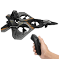 Miniatyrbillede 8 af 8: 2,4 GHz Kids RC Glider Model LED-lys Stabil Flyvefjernstyring Planlegetøj med Propeller Sølv 1 batteri