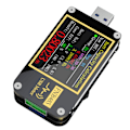 Miniatyrbillede 1 af 8: 9-bens USB-spændingsmåler Skærm Vendfunktion Gravity Sensor Multifunktionel USB Amperemeter Tester FNB48