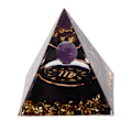 Miniatyrbild 1 av 8: 5 cm Orgonitpyramid för positiv energiläkning Kristallpyramidmeditation Orgonitpyramider Chakra Zodiac Energy Generator Jungfrun