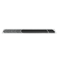 Miniatyrbillede 7 af 8: Side Door Stripe Sticker Universal Vandtæt Sports Racing Stripe Grafisk Dekaler til Bil Lastbil Karosseri Sort