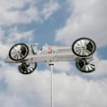 Miniatyrbillede 7 af 8: Havevindmølle til haven Racer Vindmølle Havepynt Vindmølle Havepinhjul