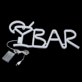 Miniatyrbilde 3 av 8: BAR Bokstaver Formet LED Neonlys Skilt Lys for Fest Bar Hjeminnredning Flerfarget