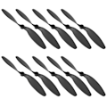 Miniatyrbillede 8 af 8: 10 stk/sæt 8060 Propellerblade Tilbehør til RC Flyvemaskine Quadcopter Sort