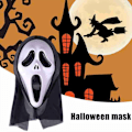 Pikkukuva 7 / 7: Halloween-kauhumaskit Pelottava haamu kasvojen naamio Haamunaamio Huuto Haamu Halloween-naamio Aikuisten lasten naamiaisasut
