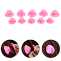 Miniatyrbillede 8 af 8: 10 stk/sæt Nyt mode blødt silikone Hårstyling Curler Rollers Frisør Curling Tools