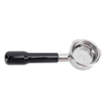 Pikkukuva 4 / 8: 58 mm 3-korvainen Bottomless Portafilter Kahvi Bottomless Portafilter Barsetto Kahvikoneelle C2 Muovi Musta