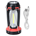 Miniatyrbillede 1 af 8: LED Campinglygte Multifunktion COB Bærbar LED-lommelygte Camp Lampe (rød)