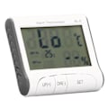 Miniatyrbild 2 av 8: Digital termometer Hygrometer ℃/℉ Hög låg temperatur automatiskt larm Digital lagringsfunktionsmätare med LCD-skärm