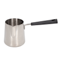 Miniatyrbilde 1 av 8: Melkeskummende kanne 201 rustfritt stål Langt håndtak Enkel rengjøring Blank struktur Skaldesign Kaffe kanne Kanne for DIY matlaging 350 ml