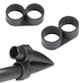 Miniatyrbillede 2 af 8: 100 stk Drypbevanding Vandrør Endestykke Fitting Bevanding Tilbehør til Have 16mm