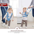 Miniatyrbillede 3 af 5: Baby Gå-sele - Toddler Spædbarn Walker Assistent Bælte Lyseblå