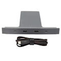 Miniatyrbild 1 av 8: Bil USB Flera Hub Laddningsportar Smart Dockningsstation Center Console Sensor Adapter Ersättning för Tesla 3 Y 2021+