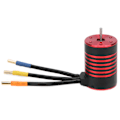 Pikkukuva 5 / 8: 3650 4500KV Harjaton Moottori Metalli RC Moottorin Vaihto 1/10 RC Autoon Musta Punainen