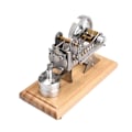 Miniatyrbillede 1 af 8: LED Luft Stirling Motor Sjov Uddannelse El Power Generator Model
