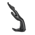 Miniatyrbillede 2 af 8: Harpiks Mannequin Hånd Finger Smykker Ring Armbånd Display Holder Stativ (Harpiks Sort)
