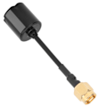 Miniatyrbillede 5 af 8: 5,8 GHz 2,8 dBi Høj Gain Antenne til FPV Racing Drone RC Reservedele Tilbehør (Sort RPSMA)