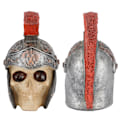 Miniatyrbillede 8 af 8: Harpiks Soldat Skalle Modellering Statue Skelet Skulptur Hjem Desktop Dekoration Ornament Gave