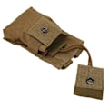 Miniatyrbillede 2 af 8: Multifunktionel Molle Radioholder Holster Walkie Talkie Taske Pose til To-vejs Radio (Tan)