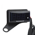 Pikkukuva 8 / 8: Universaali moottoripyörän DC12V LCD-näyttö Ohut vesilämpötilan mittari 16 mm T-liittimellä moottoripyörään Sininen taustavalo