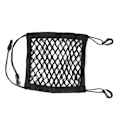 Miniatyrbillede 4 af 8: Multifunktionel Dobbeltlags Sæder Side Opbevaring Nettaske Bil Diverse Lomme Organizer Holder