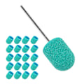 Miniatyrbillede 3 af 8: Nail Art Sliplock Negleborem Polering Slibning Slipbånd Sæt (13 x 19 mm) Grøn