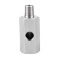 Miniatyrbillede 2 af 8: 1/8\" BSPT olietryksgiver T-stykke til NPT-adapter Turbo tilførselsledningsmåler
