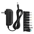 Miniatyrbillede 1 af 8: Strømforsyningsadapter 12V 2A LED-strimler skiftende oplader med 8 DC-konverteringsstik 100-240V US-stik