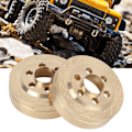 Pikkukuva 8 / 8: 2 kpl Messinkivastpainot Tarvikkeet Sopii SCX10 TRX4 1:10 RC Crawler Ohut tyyppi