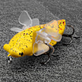 Miniatyrbilde 4 av 8: Hardt Fiskeagn Bionic Cicada Form fiskebete med roterende propell  Diskantkrok 7,5 cmY238-8