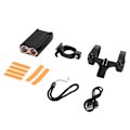 Miniatyrbilde 1 av 8: 2000lm LED sykkellys USB sykkellys Oppladbar lampe lommelykt for sykling