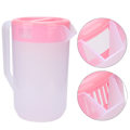 Miniatyrbild 8 av 8: 4 000 ml, stor kapacitet, giftfri plastkallvattenflaska (transparent rosa lock)