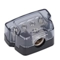 Miniatyrbild 7 av 8: 4 Way Power Distribution Block Amp Säkringshållare Jordfördelare Splitter Bilstereoförstärkare