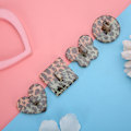 Miniatyrbilde 4 av 8: Neglekunst Øvingsstativ DIY Treningstips Holder Akryl Krystall Base Visning Hylle Leopard Base