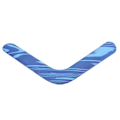 Miniatyrbild 1 av 8: Utomhus Safe Throw Catch Toy Throwback V-formad Flying Disk Interactive Family ToyBlue