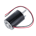 Pikkukuva 6 / 8: Pysyvämagneetti DC-moottori, korkea nopeus sähkömoottori ruohonleikkureille CW CCW 26 mm akselin pituus 12V 3500 rpm