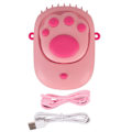 Pikkukuva 1 / 8: Kaulatuuletin, kissankynsimalli, 3 nopeustilaa, USB-lataus, 1500 mAh, kädet vapaana riippuva kaulatuuletin kaulanauhalla matkustamiseen, retkeilyyn, pinkki