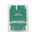 Miniatyrbild 1 av 8: MX4SIO SIO2SD minneskortadapter Handgjord stabil ersättningsminneskortläsare för PS2 Transparent White
