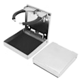 Miniatyrbillede 2 af 8: 2 stk. Foldbar Kopholder Justerbar Arm Anti-Slip Støjreduktion til Marine Caravan Bil