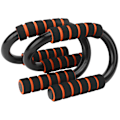 Miniatyrbilde 1 av 8: 1 par/sett S-type Push Up-stativ Kroppsbygging Fitness Push-up-stenger med skum polstrede grep
