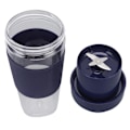Miniatyrbillede 5 af 8: Elektrisk Juicer Kop 300ML 1200mAh Batteri USB Opladning Håndholdt Elektrisk Sikkerheds Juicer Kop til Kontor Hjem Rejser Blå