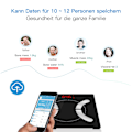 Pikkukuva 8 / 8: Digitaalinen vaaka Bluetooth LED-näyttö Smart Body Fat -vaaka
