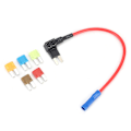 Miniatyrbillede 1 af 8: 5 stk Bil Auto Circuit Micro2 Bladsikring med sikringsholder Tap Kit Set