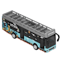 Pikkukuva 7 / 8: Bussimalli Vetoauto Leikkiauto Lapsille Automalli Kokoelma Leikkikoristelma (Vaaleansininen)